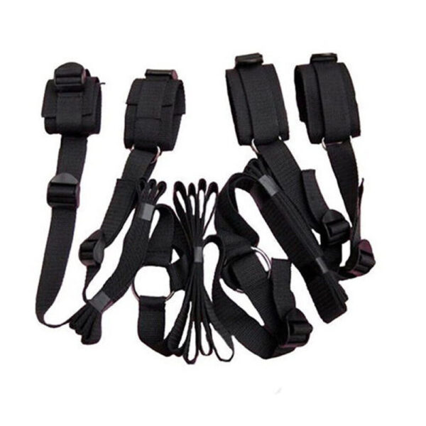 Under Bed Restraint System BDSM Mattress Bondage Wrist Ankle Straps Handcuffs - Image 3