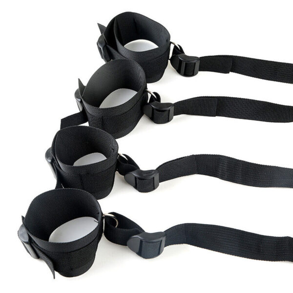 Under Bed Restraint System BDSM Mattress Bondage Wrist Ankle Straps Handcuffs - Image 4